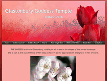 Tablet Screenshot of goddesstemple.co.uk